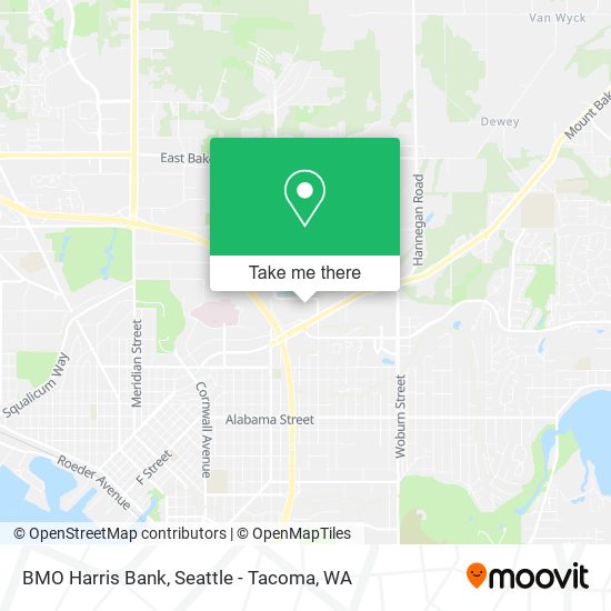 BMO Harris Bank map