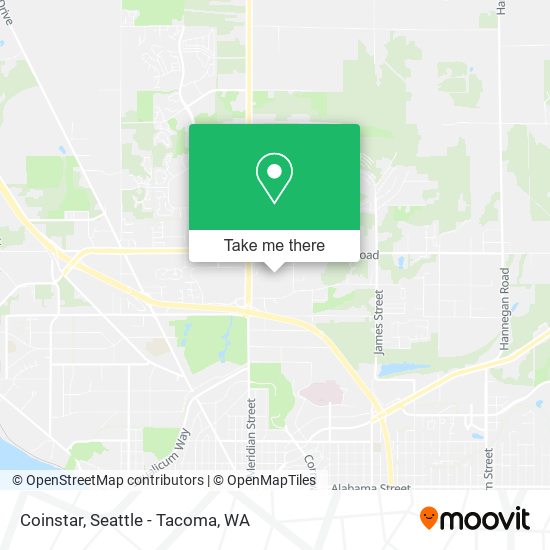 Mapa de Coinstar