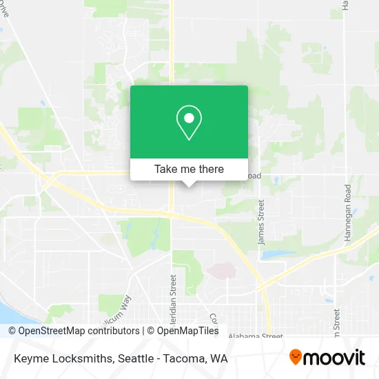 Keyme Locksmiths map