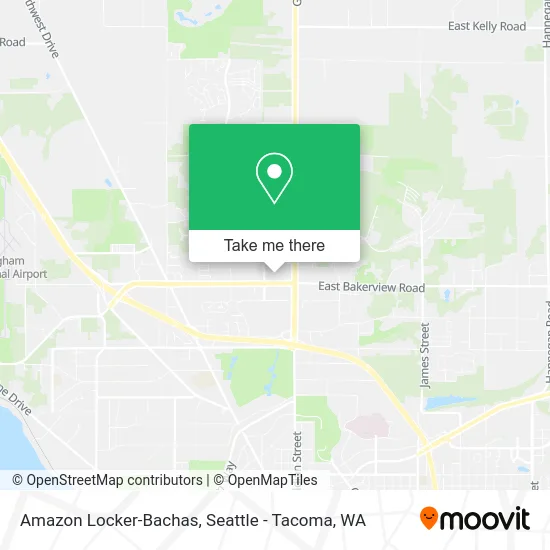 Amazon Locker-Bachas map