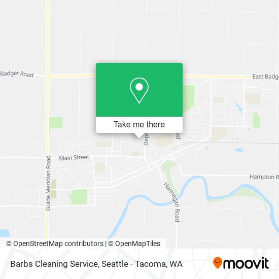 Barbs Cleaning Service map