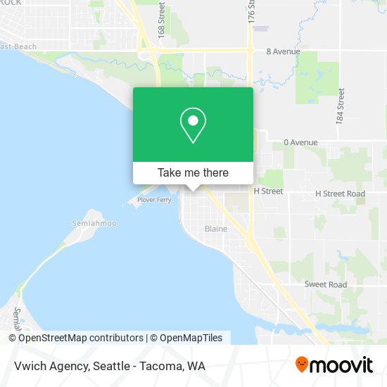 Vwich Agency map