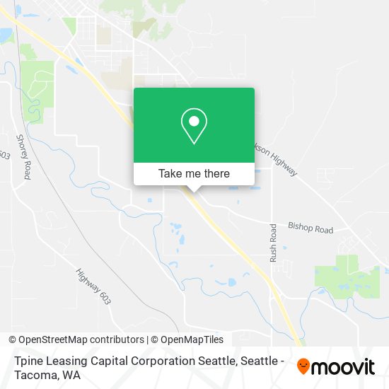 Tpine Leasing Capital Corporation Seattle map