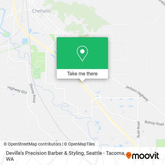 Mapa de Deville's Precision Barber & Styling