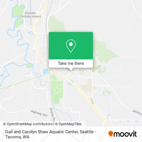 Gail and Carolyn Shaw Aquatic Center map