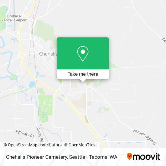 Mapa de Chehalis Pioneer Cemetery