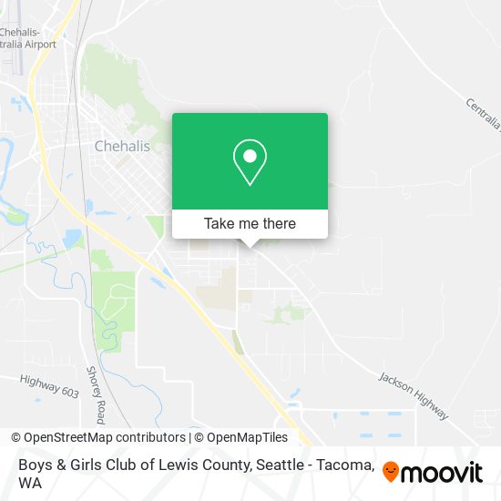 Mapa de Boys & Girls Club of Lewis County