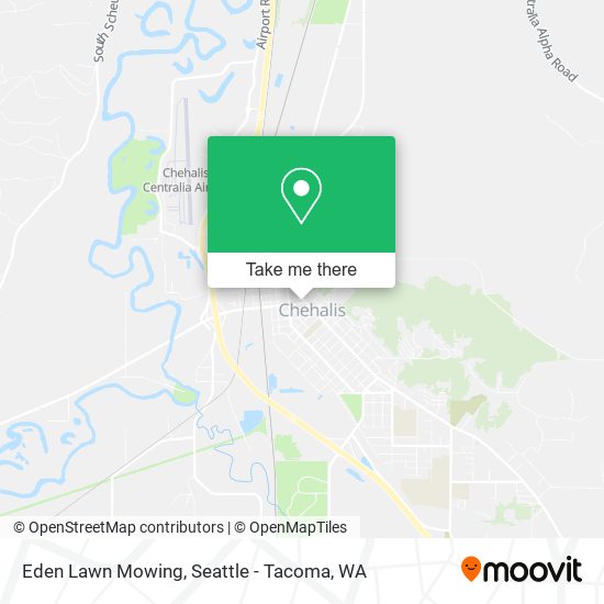 Eden Lawn Mowing map