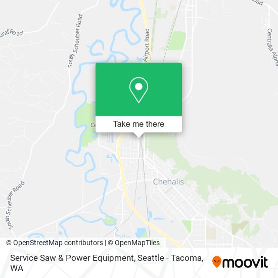 Mapa de Service Saw & Power Equipment