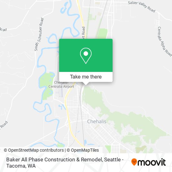 Baker All Phase Construction & Remodel map