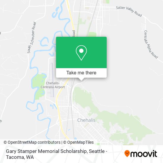 Gary Stamper Memorial Scholarship map