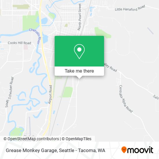 Grease Monkey Garage map