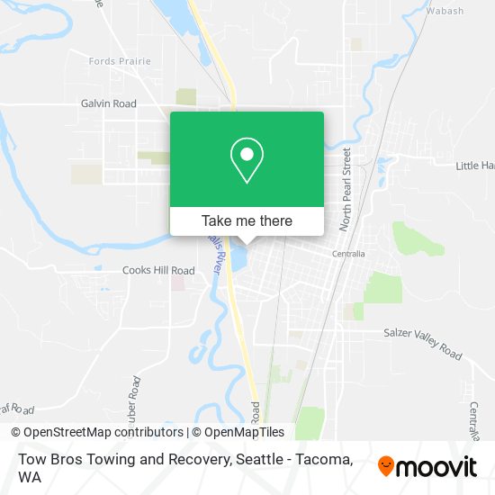 Mapa de Tow Bros Towing and Recovery