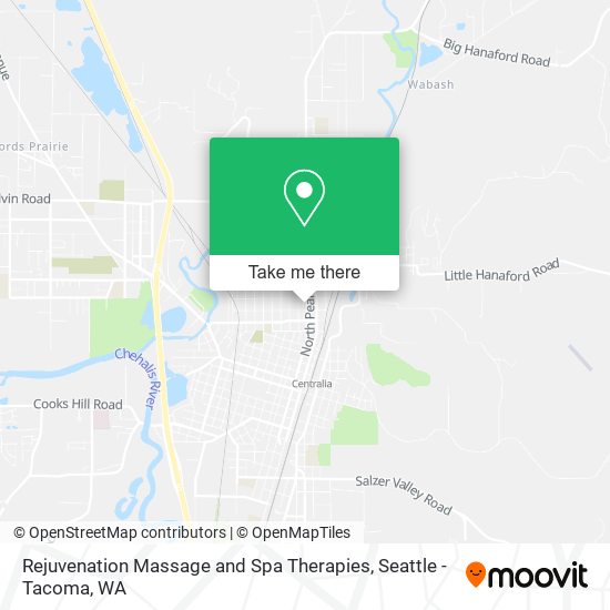 Mapa de Rejuvenation Massage and Spa Therapies