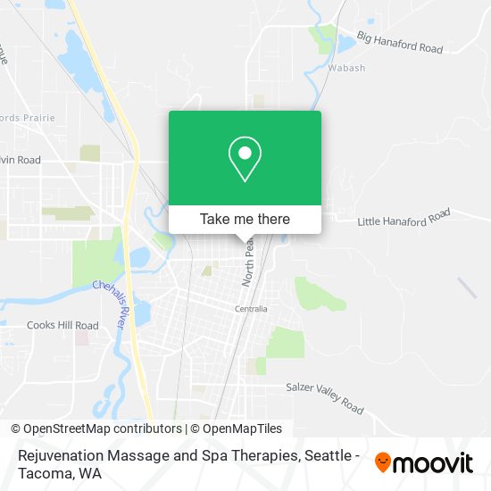 Rejuvenation Massage and Spa Therapies map