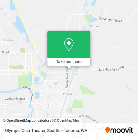 Olympic Club Theater map