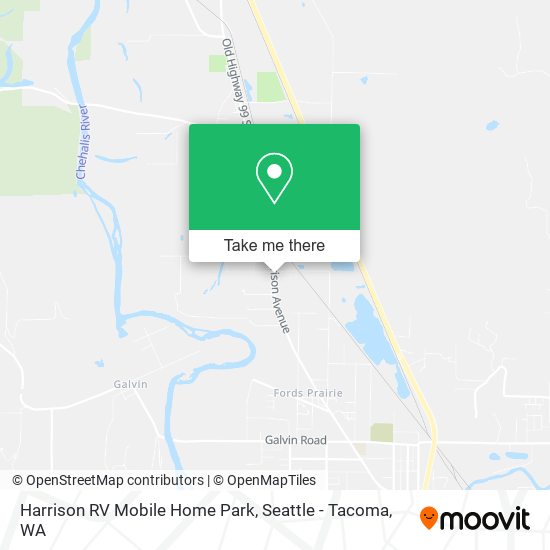 Harrison RV Mobile Home Park map