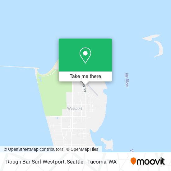 Mapa de Rough Bar Surf Westport
