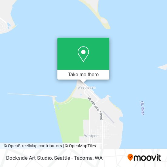 Dockside Art Studio map