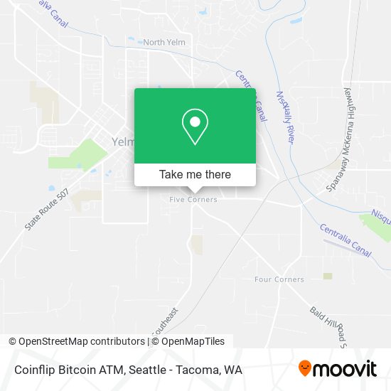 Mapa de Coinflip Bitcoin ATM