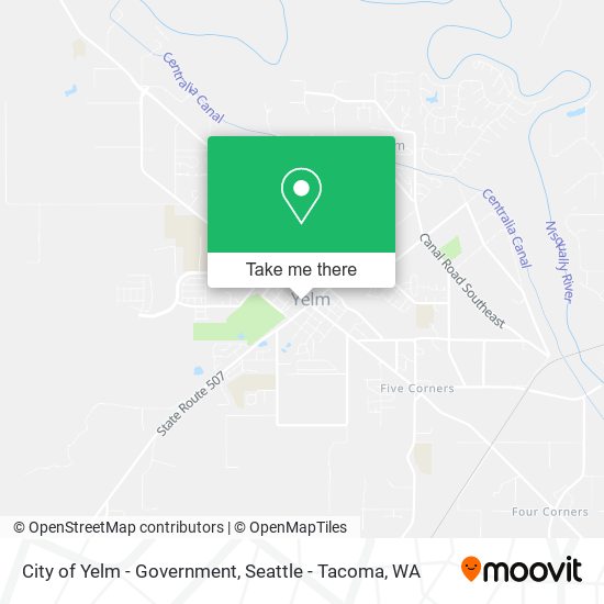 City of Yelm - Government map