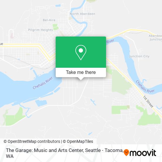 The Garage: Music and Arts Center map