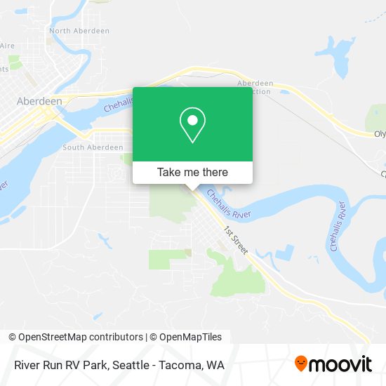 River Run RV Park map