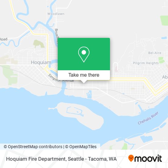 Hoquiam Fire Department map
