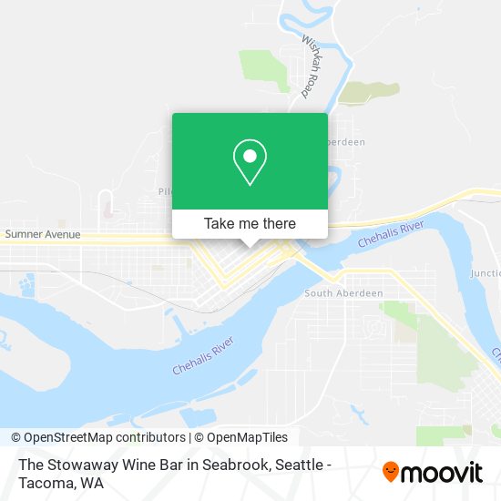 The Stowaway Wine Bar in Seabrook map