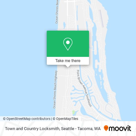 Town and Country Locksmith map