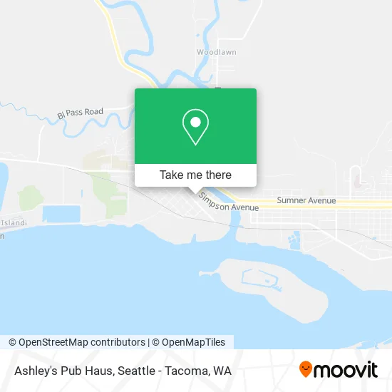 Ashley's Pub Haus map