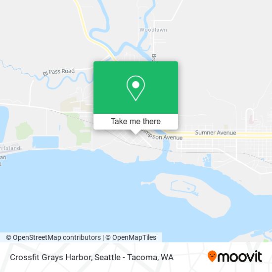 Crossfit Grays Harbor map
