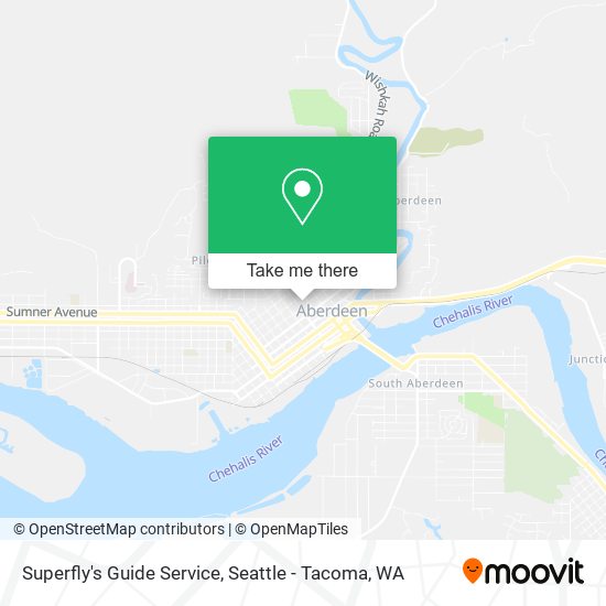 Superfly's Guide Service map