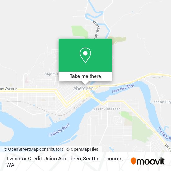 Twinstar Credit Union Aberdeen map