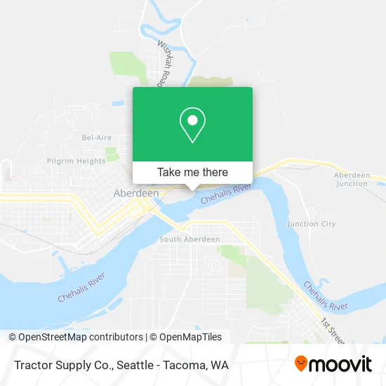 Mapa de Tractor Supply Co.