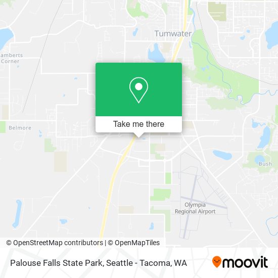 Palouse Falls State Park map