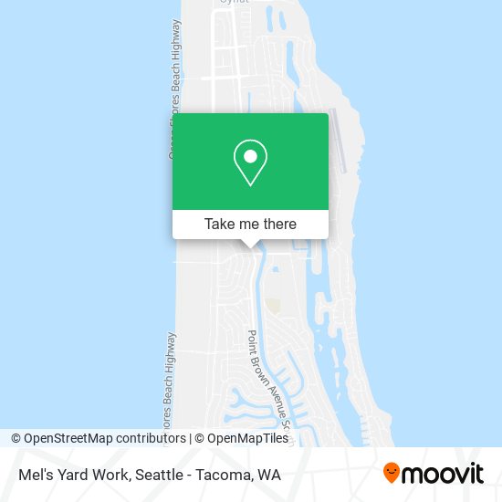 Mel's Yard Work map