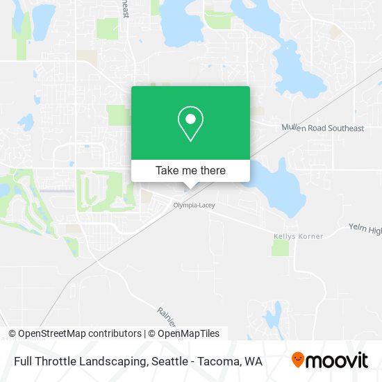 Full Throttle Landscaping map