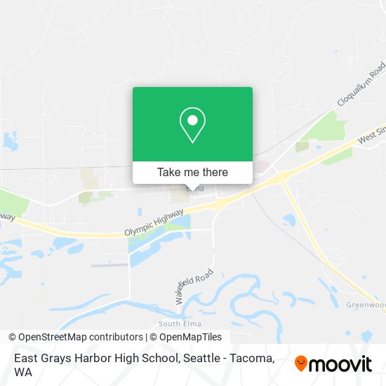 East Grays Harbor High School map