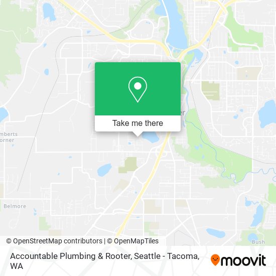 Accountable Plumbing & Rooter map