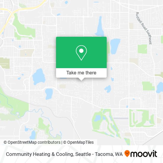 Community Heating & Cooling map