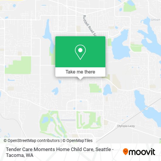 Mapa de Tender Care Moments Home Child Care