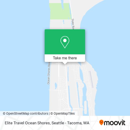 Mapa de Elite Travel Ocean Shores