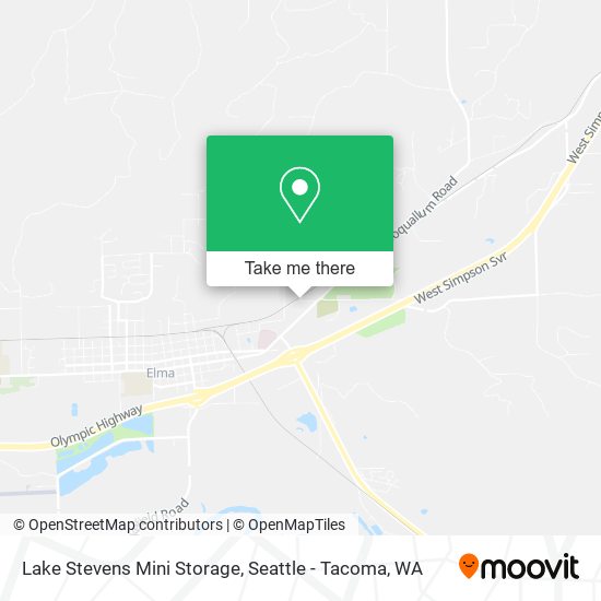 Lake Stevens Mini Storage map