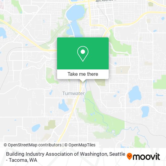 Building Industry Association of Washington map