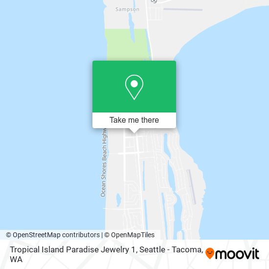 Mapa de Tropical Island Paradise Jewelry 1