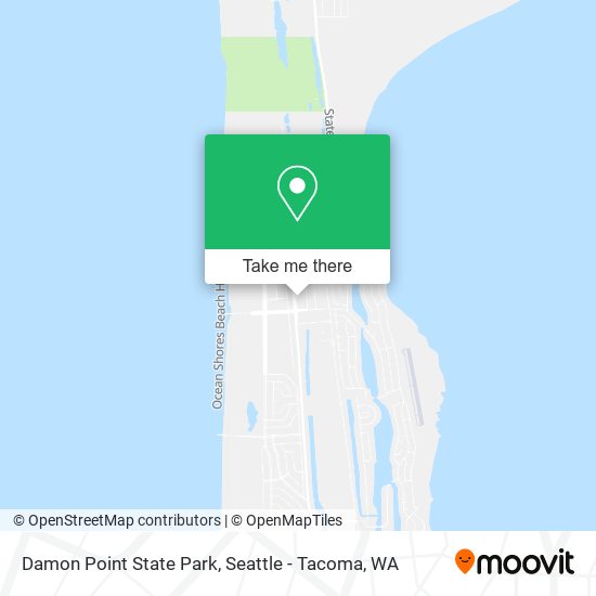 Mapa de Damon Point State Park