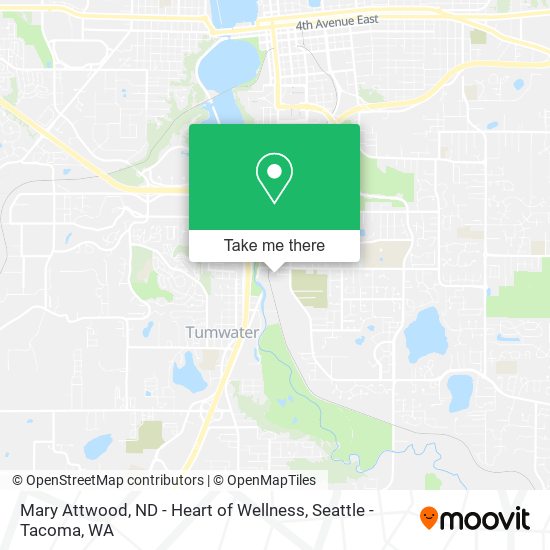 Mary Attwood, ND - Heart of Wellness map