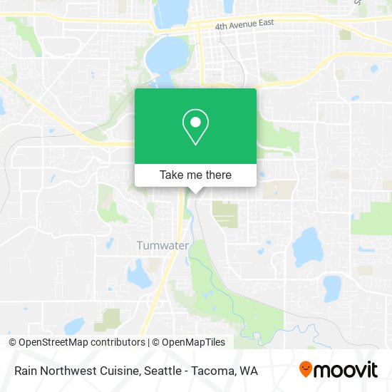 Rain Northwest Cuisine map