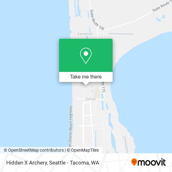 Hidden X Archery map